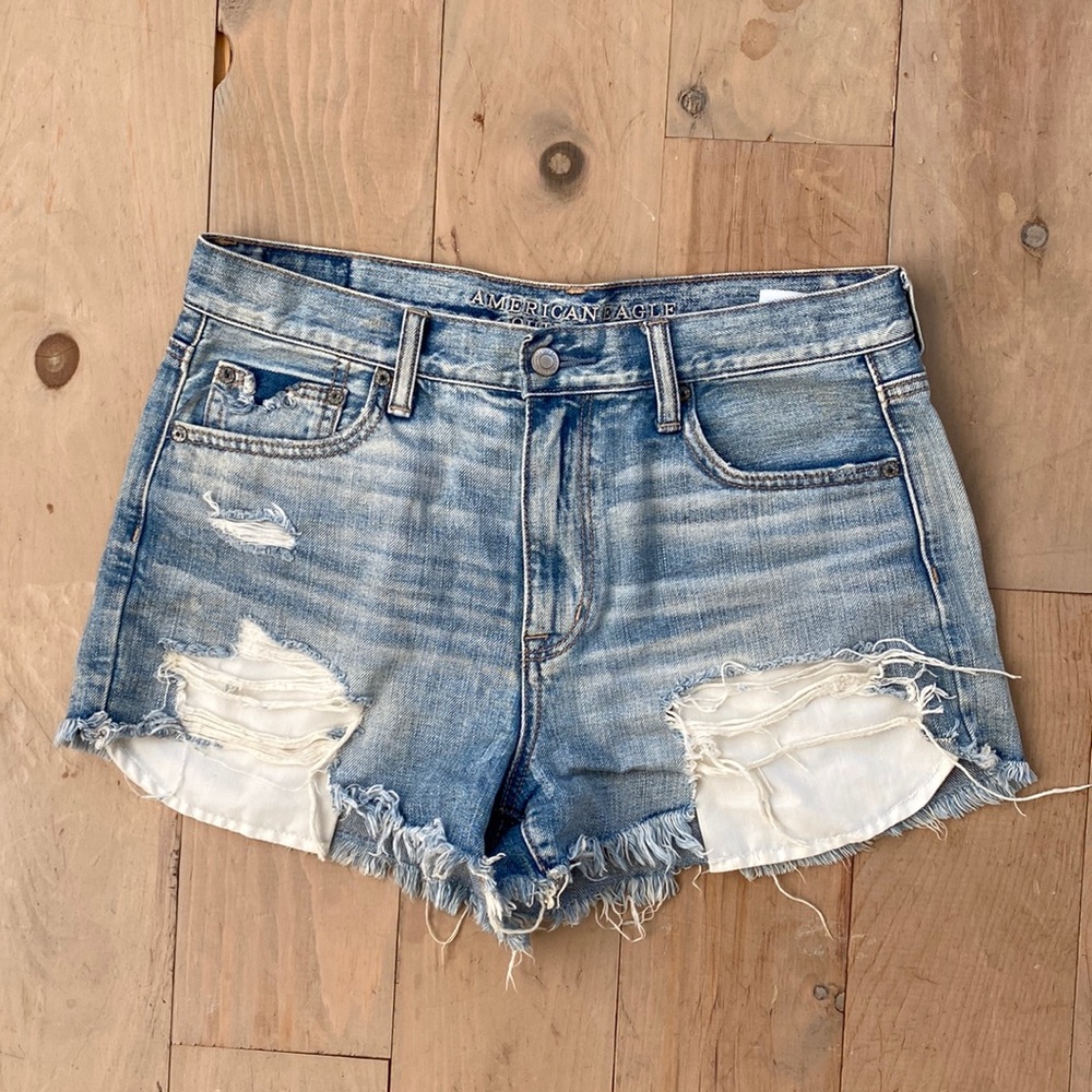 AE vintage high rise festival shorts